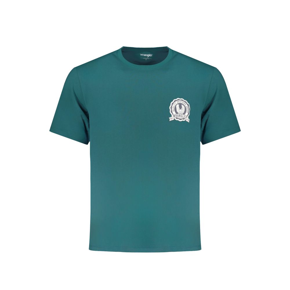 Wrangler Verde Cotton Men T-Shirt