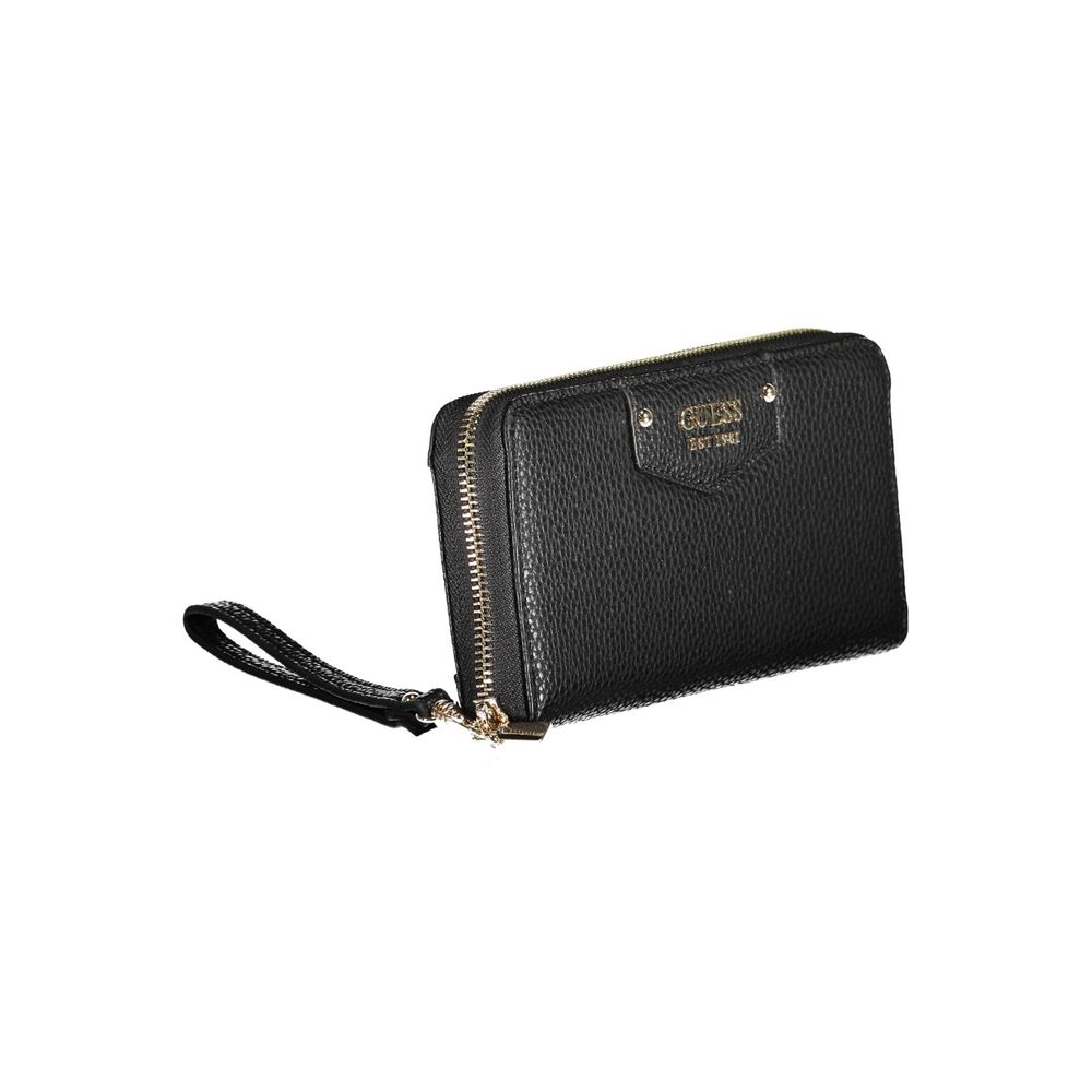 Guess Jeans Black Polyurethane Women Wallet