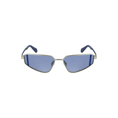Calvin Klein Gray Metal Sunglass
