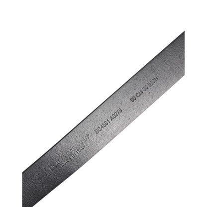 Dolce & Gabbana Brown Leather Gold Rectangle Buckle Belt