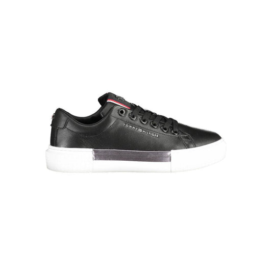 Tommy Hilfiger Black Cotton Sneaker