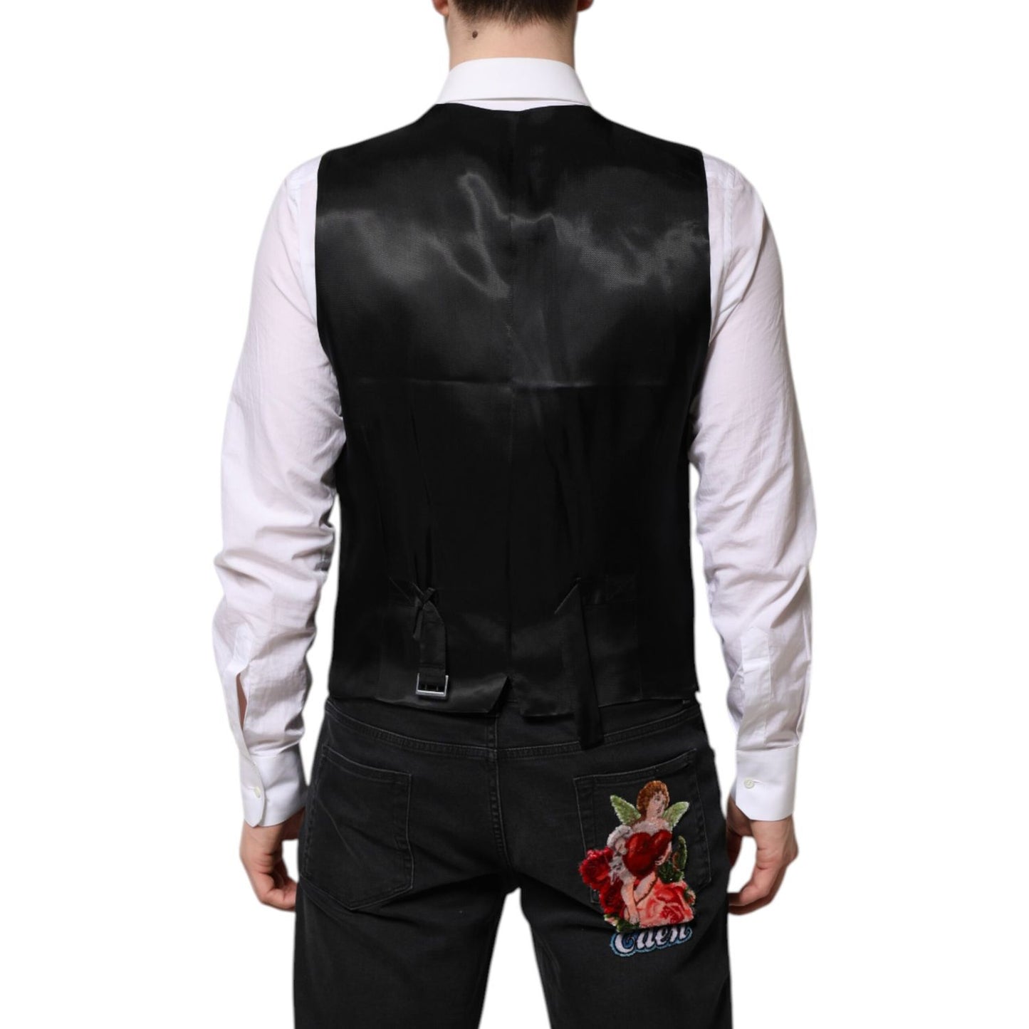 Dolce & Gabbana Black Single Breasted Suit 2 Piece Jacket
