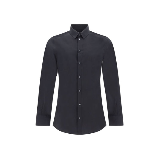 Dolce & Gabbana Shirt, slim fit cotton with elastane, classic collar, front button closure, adjustable cuffs, made in Italy, AW25