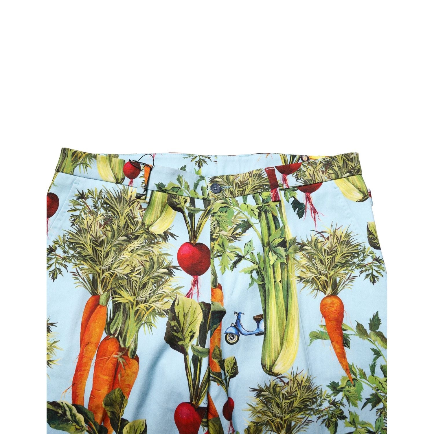 Dolce & Gabbana Multicolor Cotton Tapered Men Pants