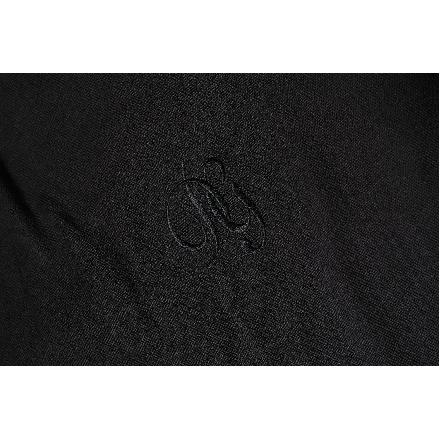 Dolce & Gabbana Black Cotton DG Logo Men Sweatshirt Sweater