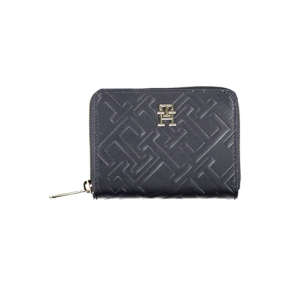 Tommy Hilfiger Blue Polyurethane Women Wallet