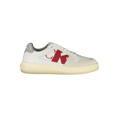 Calvin Klein Bianco Leather Men Sneaker