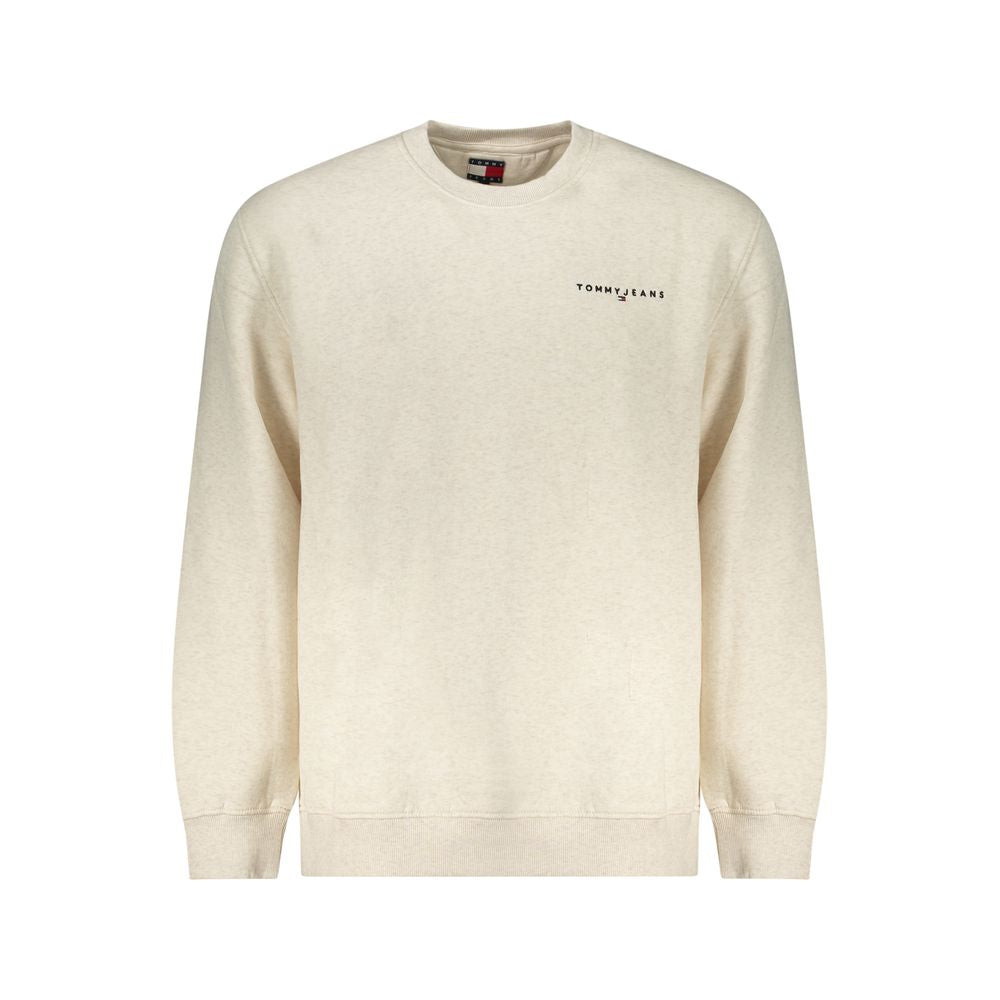 Tommy Hilfiger Beige Cotton Men Sweater