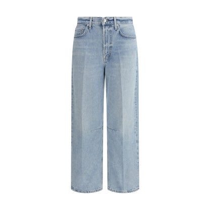 Citizens of Humanity Light Blue Cotton Straight-Leg Jeans