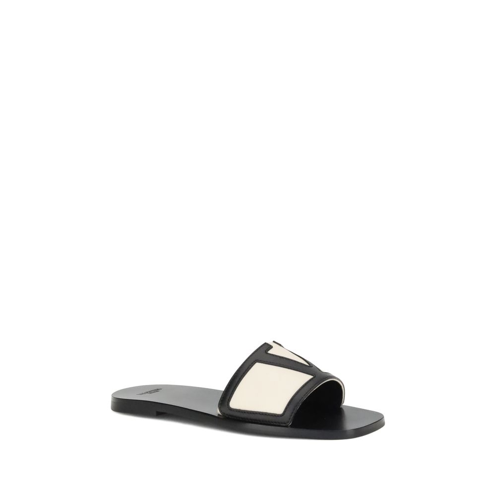 Valentino Garavani Multicolor Calf Leather Bos Taurus Sandals
