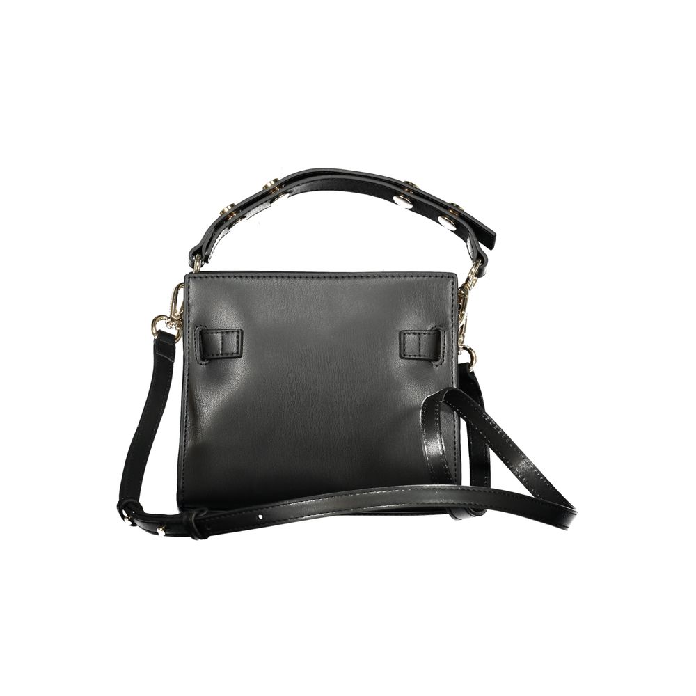 Front view with bag zipped and handles upright.