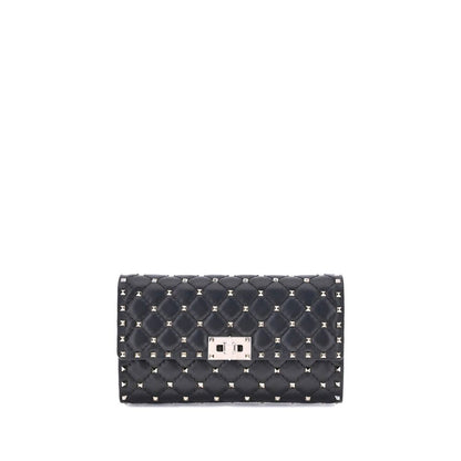 Valentino Garavani Black Lamb Ovis Aries Aries Shoulder Bag