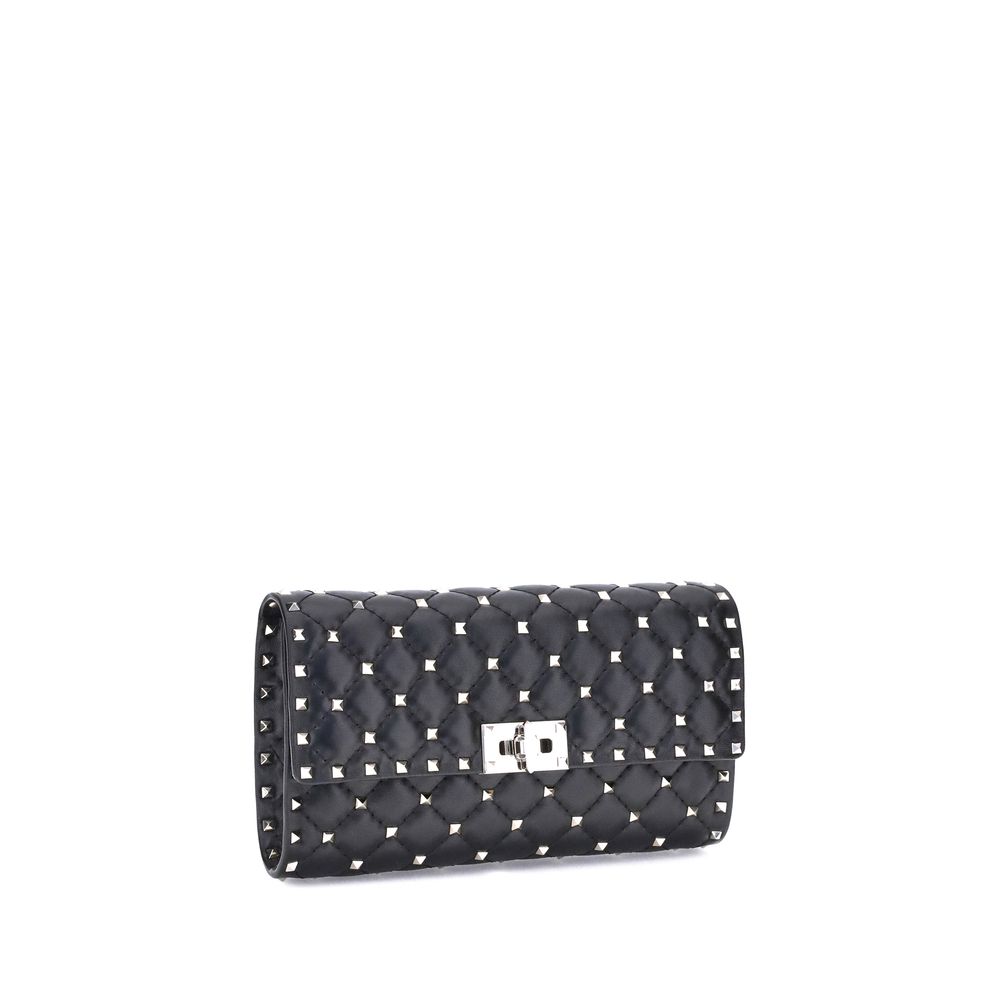 Valentino Garavani Black Lamb Ovis Aries Aries Shoulder Bag