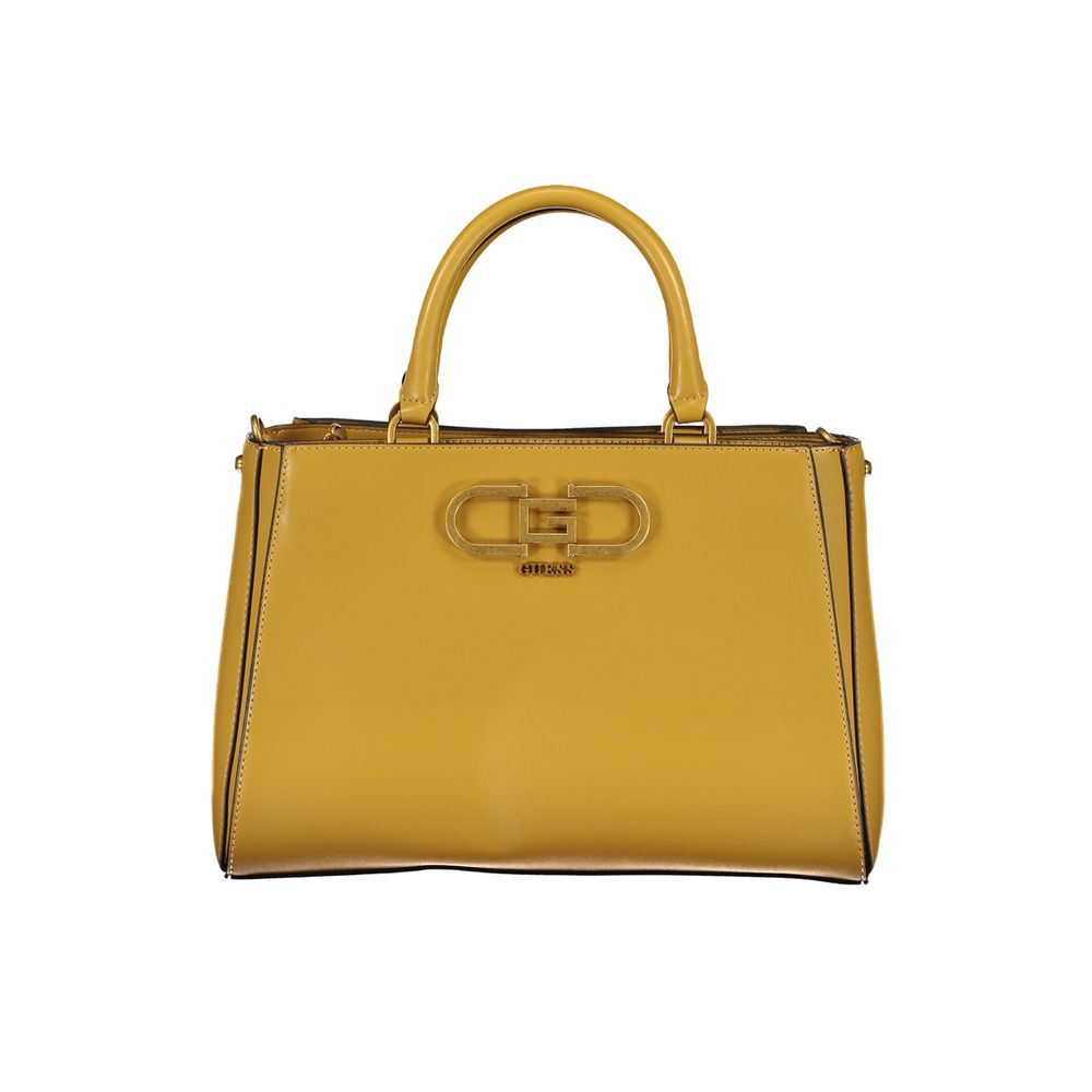 Guess Jeans Yellow Polyurethane Women Handbag