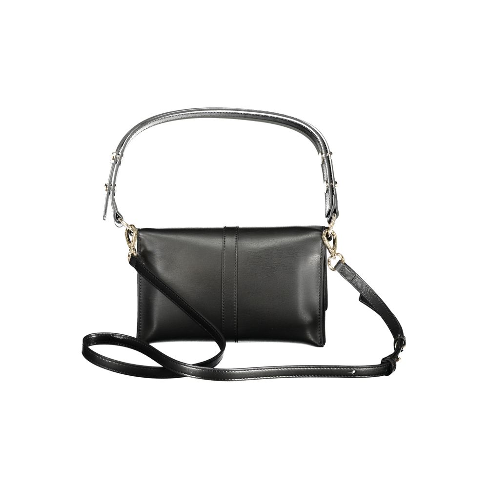 Front view with bag zipped and handles upright.