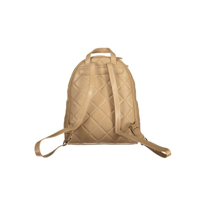 Mario Valentino Beige Polyurethane Women Backpack 1728,67403481248,Backpacks - Bags,Bags,Beige,Mario Valentino,New with tags,Women
