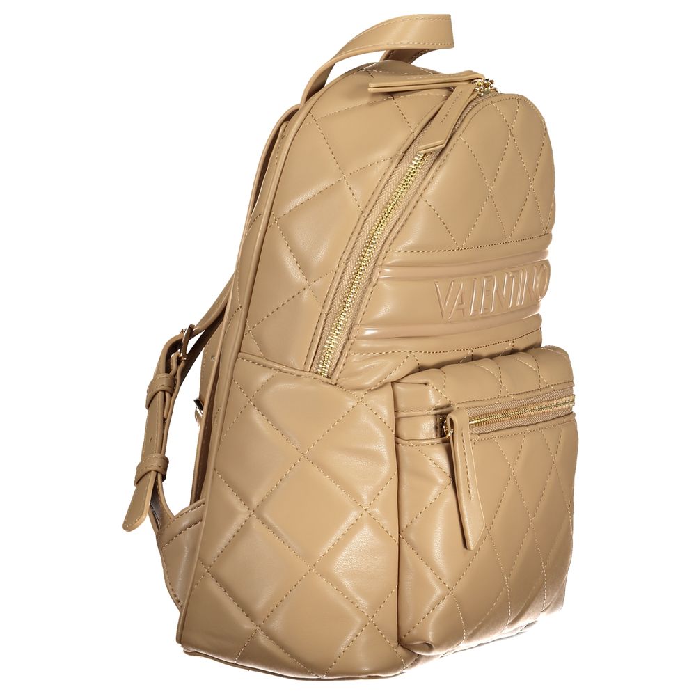Mario Valentino Beige Polyurethane Women Backpack 1728,67403481248,Backpacks - Bags,Bags,Beige,Mario Valentino,New with tags,Women