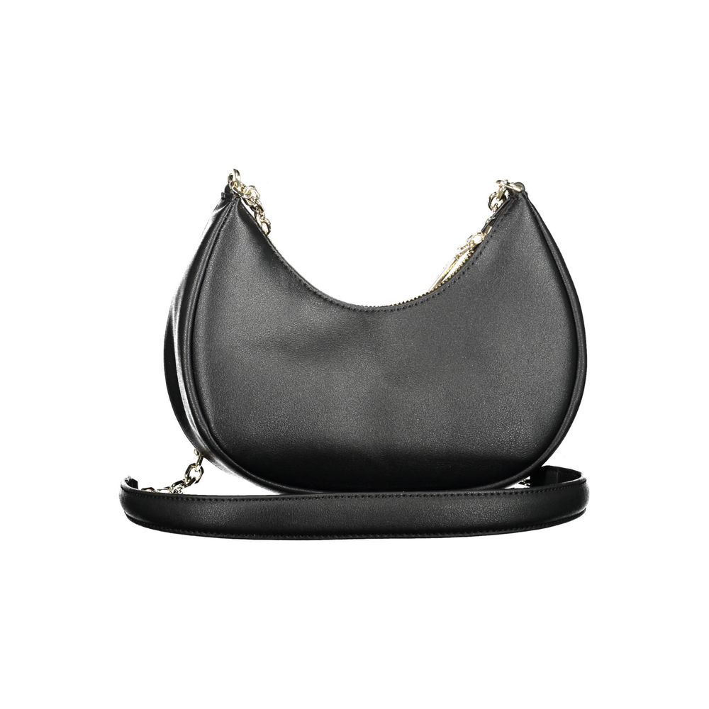 Front view with bag zipped and handles upright.