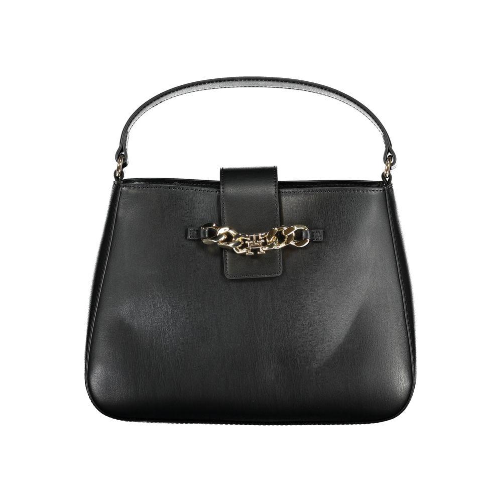 Front view with bag zipped and handles upright.