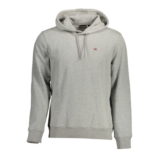 Napapijri Gray Cotton Sweatshirt