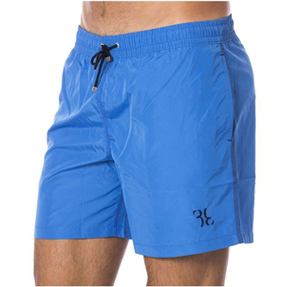 Billionaire Italian Couture Blue Polyester Men's Swimwear Trunk