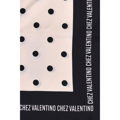 Valentino Garavani Black Silk Scarf