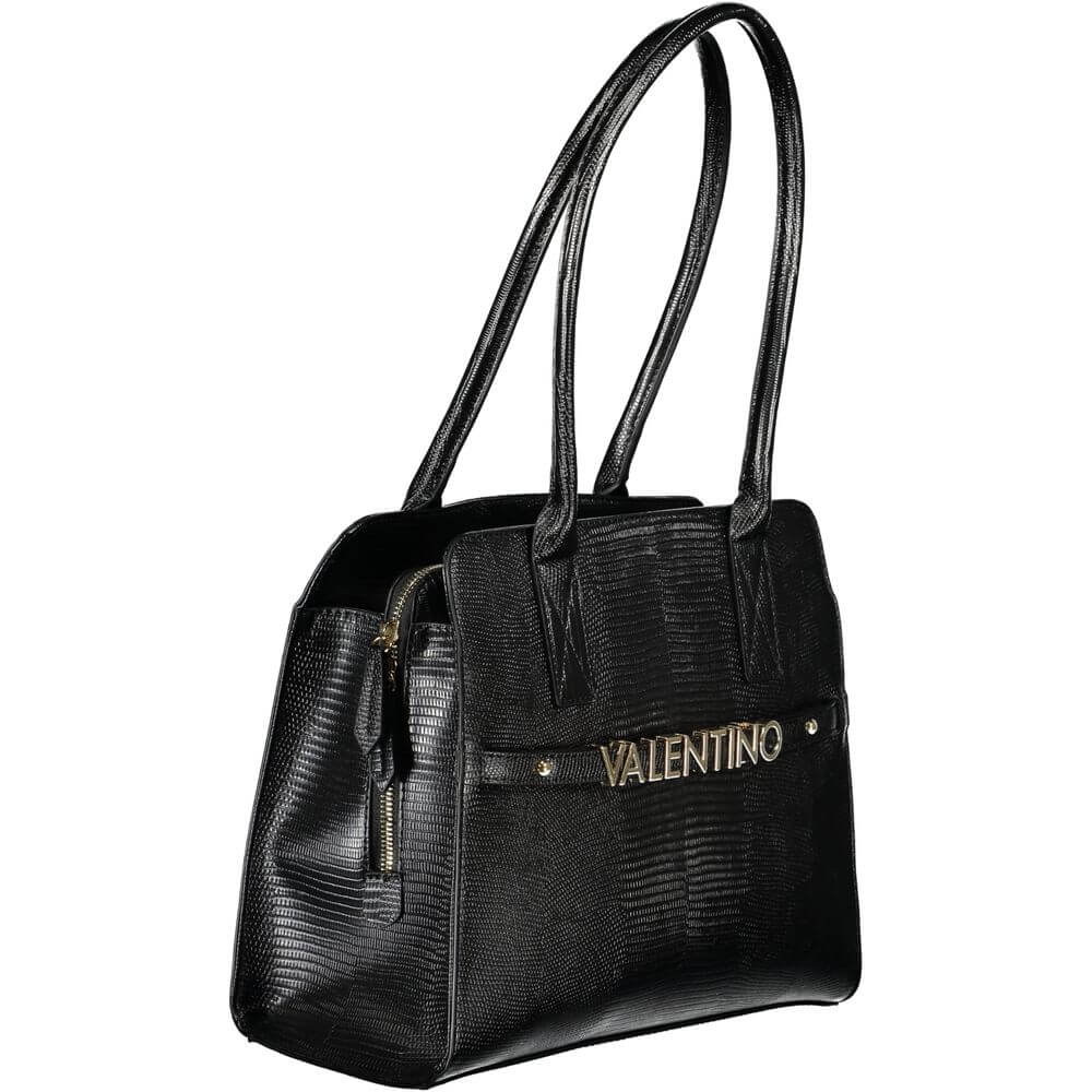 Mario Valentino Black Polyethylene Handbag