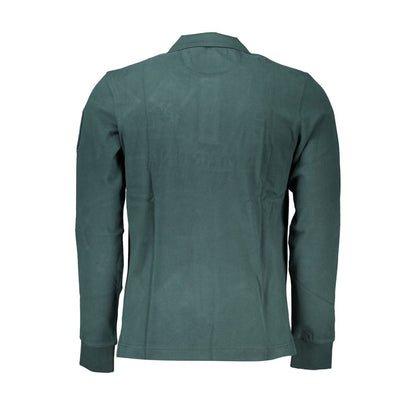 La Martina Green Cotton Polo Shirt