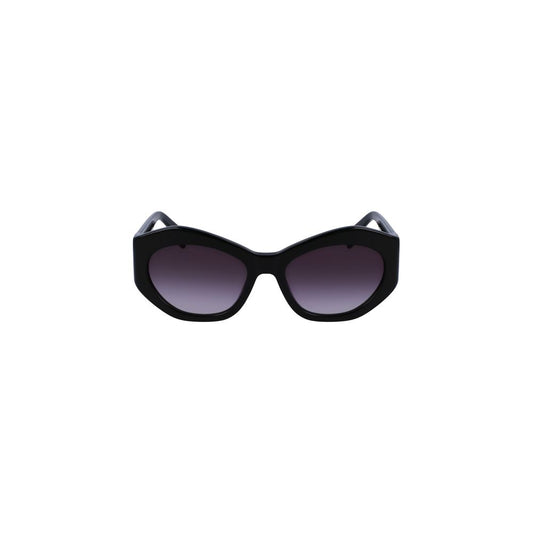 Liu Jo Black Acetate Women Sunglass