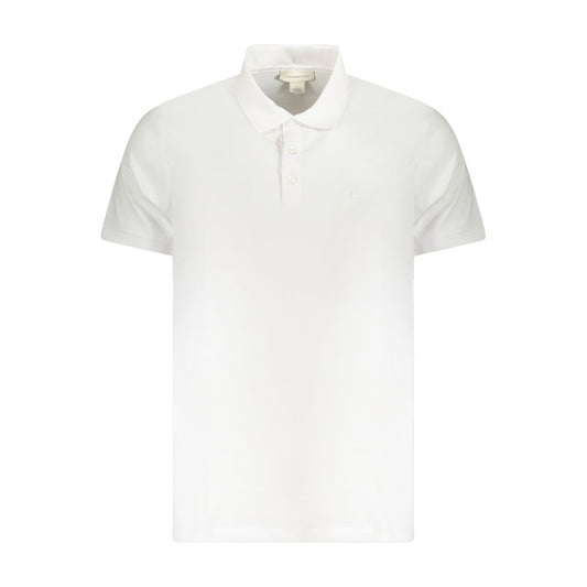 Calvin Klein White Cotton Polo Shirt