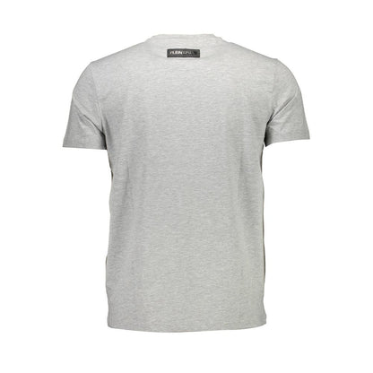 Plein Sport Brown Cotton Men T-Shirt