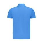 Napapijri Blue Cotton Men Polo Shirt