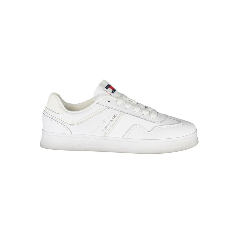Tommy Hilfiger Bianco Polyurethane Women Sneaker