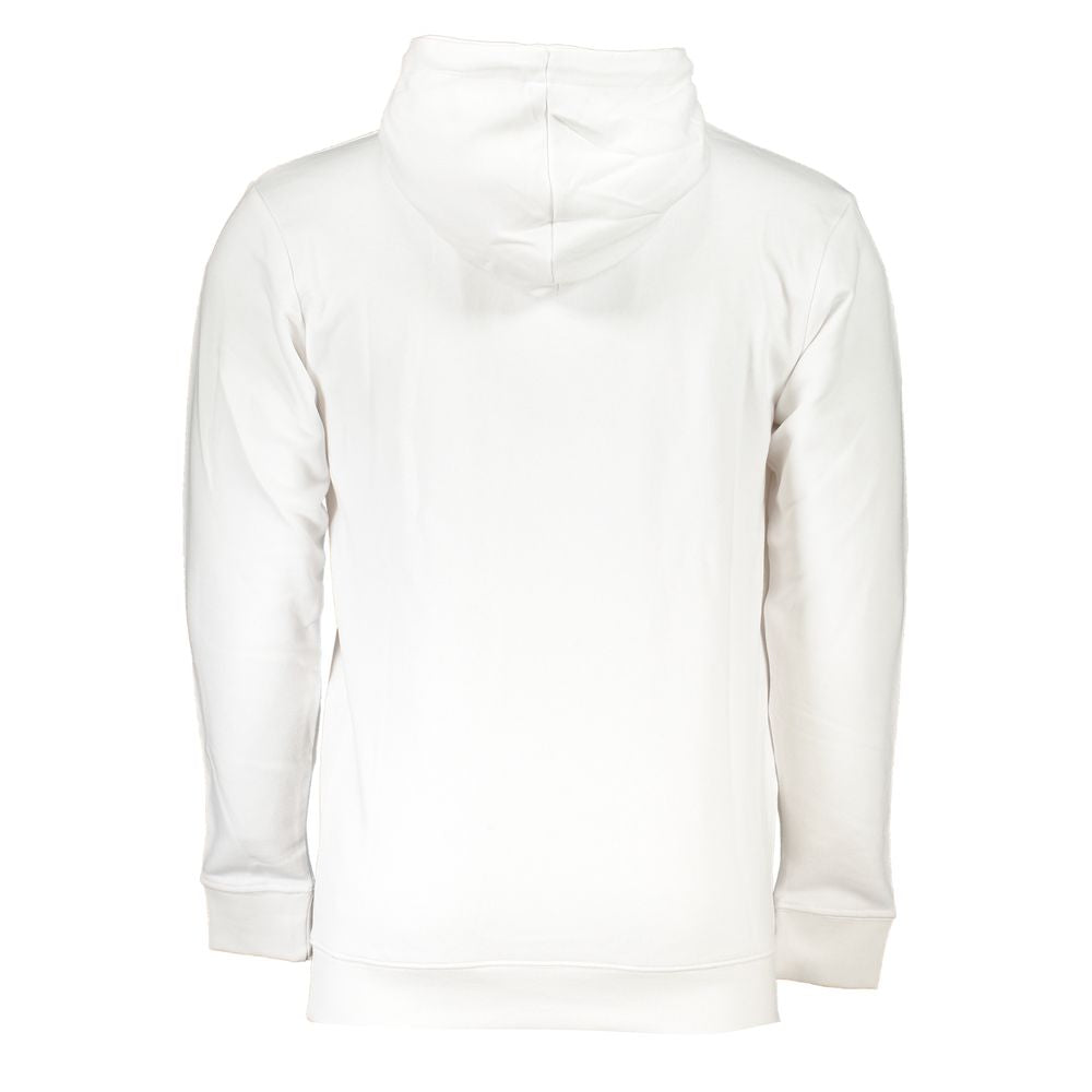 Cavalli Class Bianco Cotton Men Sweatshirt 1728,3XL,67403481248,Cavalli Class,Clothing,L,M,Men,New with tags,S,Sweaters - Clothing,Sweatshirts - Sweaters - Clothing,White,XL,XXL