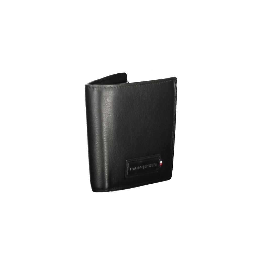 Tommy Hilfiger Black Leather Men Wallet