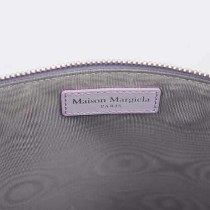 Maison Margiela Purple Calfskin Clutch Bag