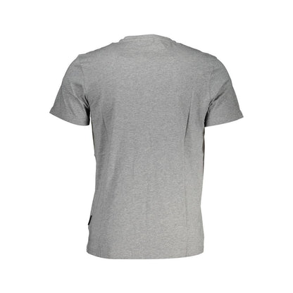 Napapijri Grigio Cotton Men T-Shirt