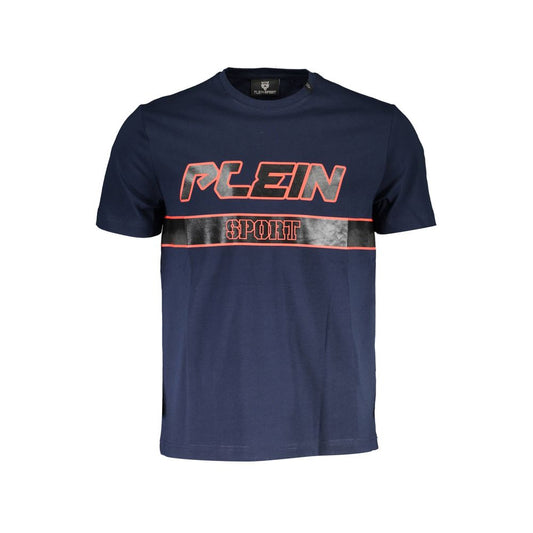 Plein Sport Blue Cotton T-Shirt