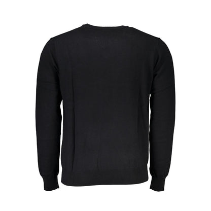 Harmont & Blaine Black Cotton Men Sweater