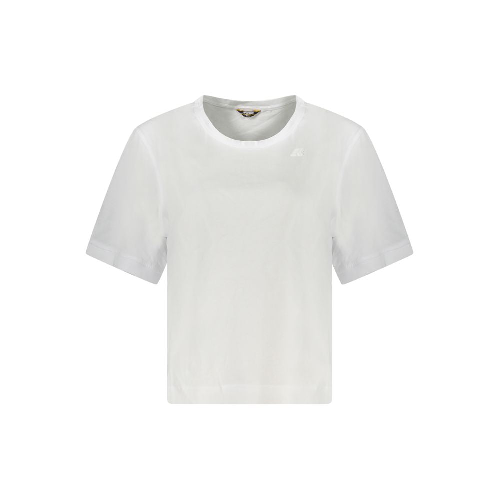 K-WAY White Cotton Women T-Shirt