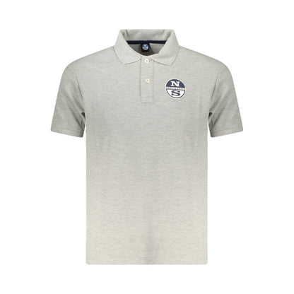 North Sails Grigio Cotton Men Polo