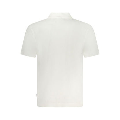 Wrangler White Cotton Men Polo Shirt