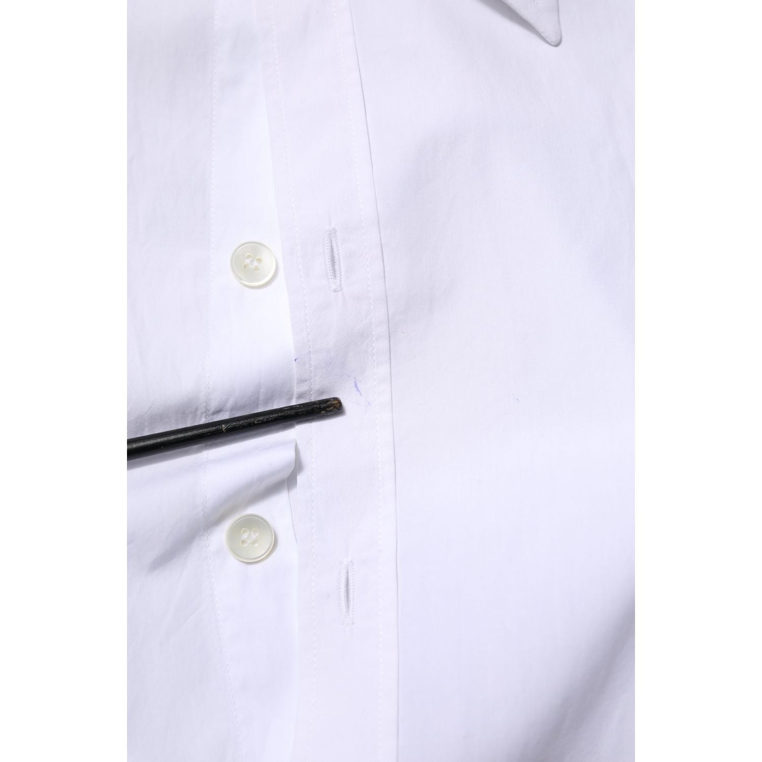Dolce & Gabbana White Cotton Long Sleeves Dress Shirt