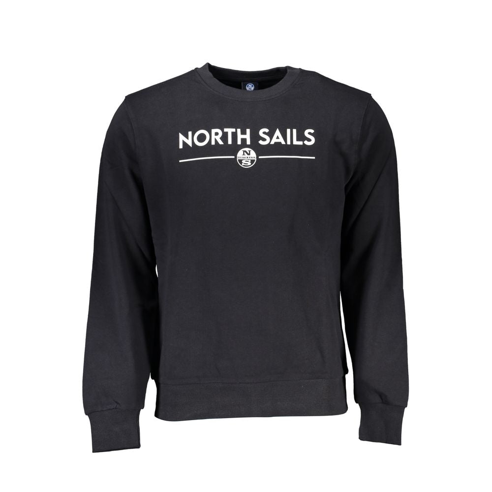 North Sails Black Cotton Men Sweater