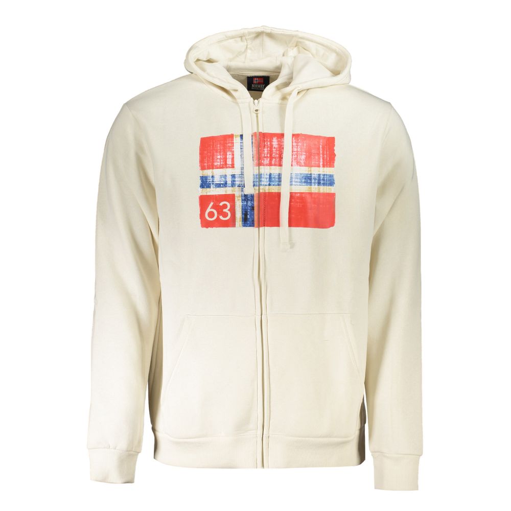 Norway 1963 White Cotton Sweatshirt