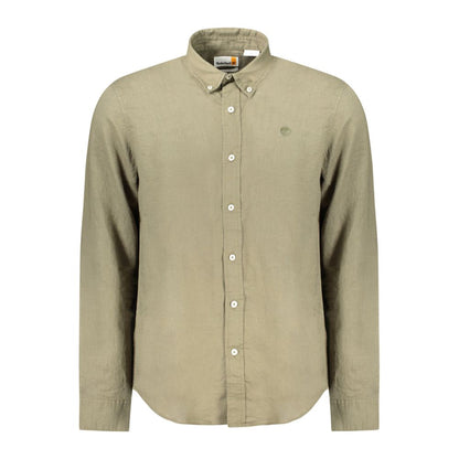 Timberland Verde Linen Men Shirt