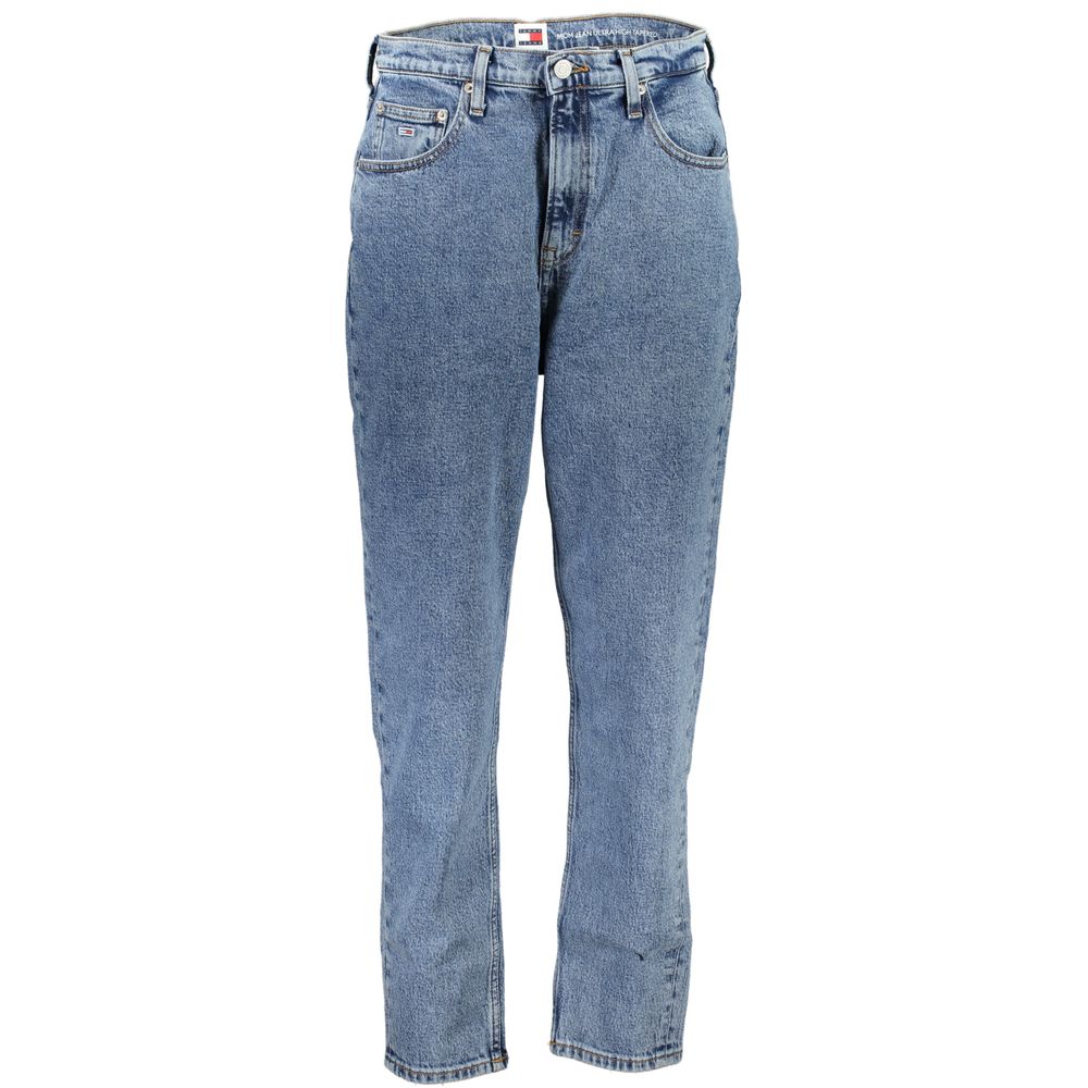 Tommy Hilfiger Blue Cotton Mom Jeans Tommy Hilfiger