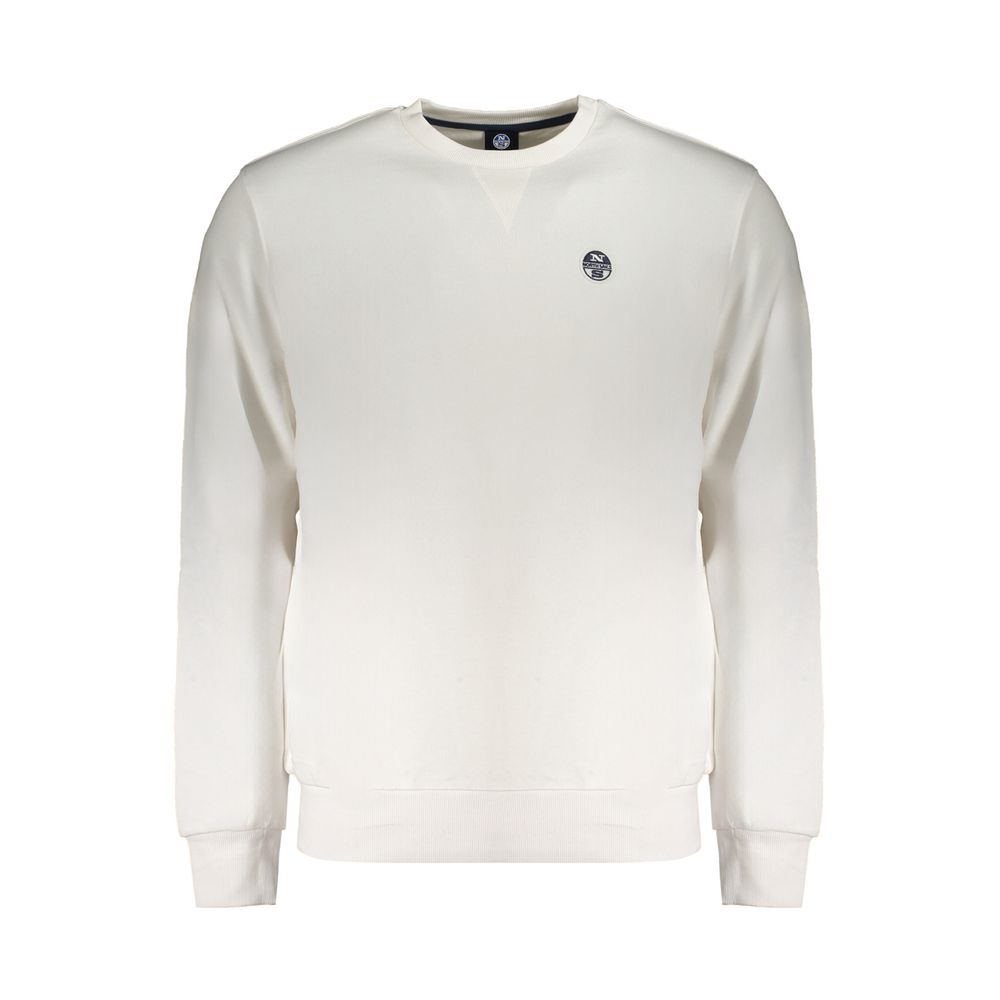 North Sails White Cotton Sweatshirt