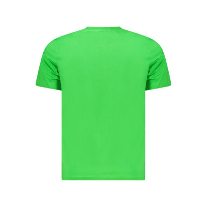 North Sails Green Cotton Men T-Shirt back view