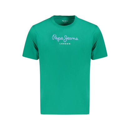 Pepe Jeans Verde Cotton Men T-Shirt